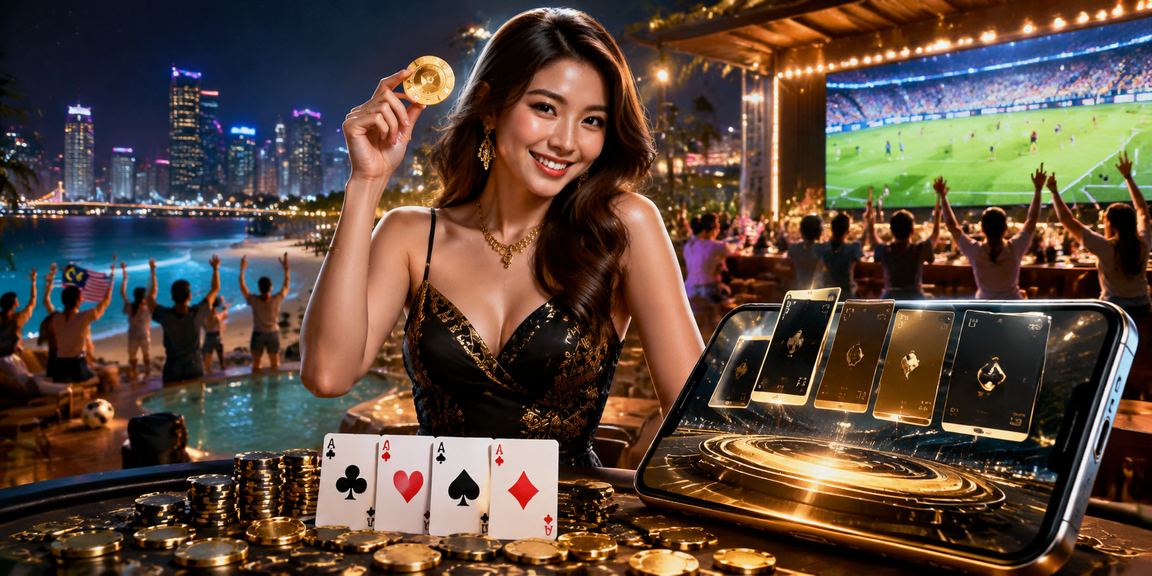 Meja permainan kad Baccarat di platform berz1337 Malaysia
